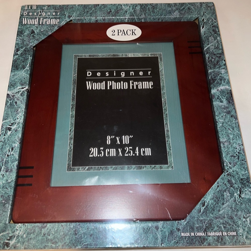 NWT Designer Wood Photo Frame 8”x10” 2 Pack